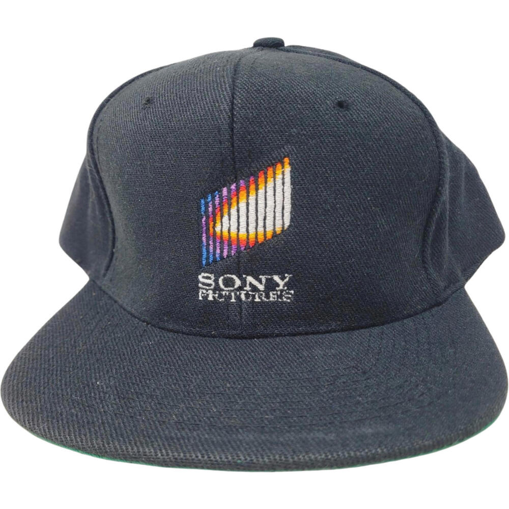 Vintage NOS Sony Pictures Snapback Hat New 1990s Multi color Embroidered Logo